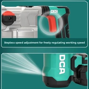 Martillo Eléctrico Inalámbrico de Iones de Litio de 20 V 03-28, Taladro de Impacto de Doble Uso, Martillo Demoledor de Concreto de Alta Potencia, Sin Escobillas - Product Image 3