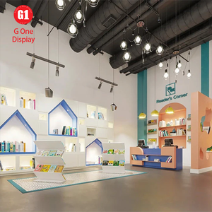 ชั้นวางหนังสือทันสมัย เฟอร์นิเจอร์ร้านหนังสือหรูหรา ดีไซน์สวยงาม ชั้นโชว์หนังสือแบบกำหนดเอง - Product Image 5