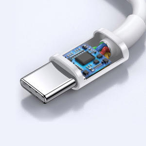 1203 tip C erkek erkek hızlı şarj kablosu 0.3m tip-c tip-c 3 çekirdekli veri kablosu - Product Image 2