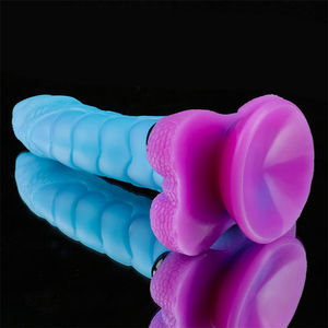 Monster Zachte Realistische Siliconen Dildo Draak Grote <span class=keywords><strong>Penis</strong></span> <span class=keywords><strong>Vagina</strong></span> Zuignap <span class=keywords><strong>Sexy</strong></span> Volwassen Speelgoed Voor Vrouwen Masseren Sekswinkel Product - Product Image 4
