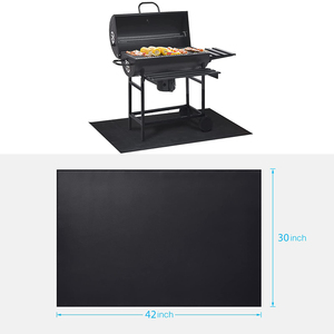 Customizable Factory Oil-Proof Fireproof <b>Flat</b> <b>Top</b> Mat for Outdoor Kitchen for Gas <b>Grills</b> Outdoor Charcoal Smokers <b>Grill</b> Outdoors - Product Image 2