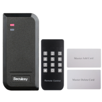 Sistema de Control de Acceso Autónomo Impermeable, Lector de Tarjetas de Proximidad RFID EM ID de 125KHz, 2000 Tarjetas para Usuarios