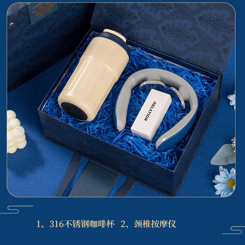 [ชุดสองชิ้น] เครื่องนวดคอรูปทรงแก้วกาแฟ