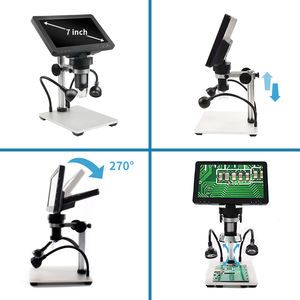 Tesihan顕微鏡7インチLCD1200X顕微鏡拡大鏡カメラ電子顕微鏡デジタル顕微鏡モバイル修理用 - Product Image 5