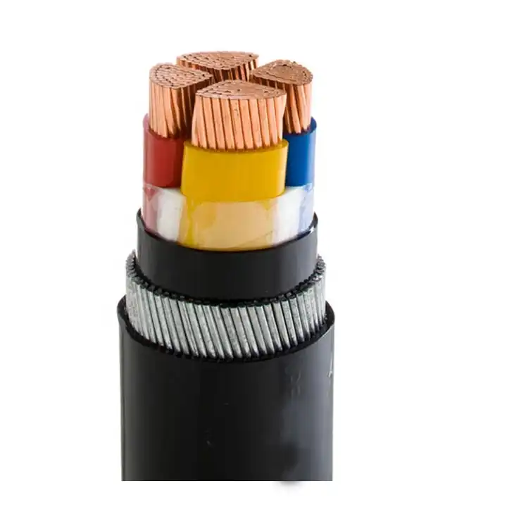 4*10mm2 XLPE Insulated PVC Jacket Copper Cable Yjv Copper Cable