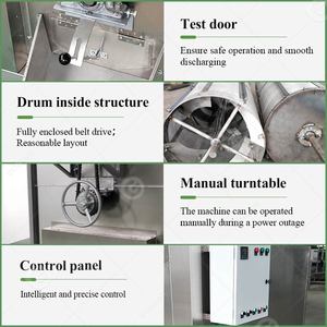 Machine à torréfier automatique à bas prix, haute capacité, pour thé, soja, arachides et sésame - Product Image 4