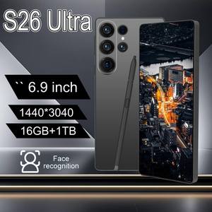 Smartphone de jeu S26 Ultra 6,9 pouces 5G 16 Go+1 To Caméra HD 108 MP <span class=keywords><strong>10</strong></span> cœurs Android 15 Double SIM Grande Batterie Processeur Rapide - Product Image 5