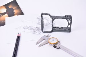 WARAXE A6 Kit Cage d'appareil photo pour poignée de rail OTAN pour <span class=keywords><strong>Sony</strong></span> ILCE-6000 <span class=keywords><strong>6300</strong></span> A6500 Trous filetés de 1/4 "et 3/8" Base de chaussure froide - Product Image 4