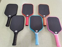 Raquette de pickleball professionnelle Toprate approuvée USAPA, surface en fibre de carbone 3K sans bordure, texture texturée, noyau en nid d'abeille absorbant les chocs, 16 mm