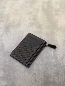 Cartera de Cuero Trenzado Más Vendida, Cartera de Piel de Vaca Trenzada para el Uso Diario, Organizador de Tarjetas de Lujo, Proveedor de Artículos de Boutique - Product Image 3