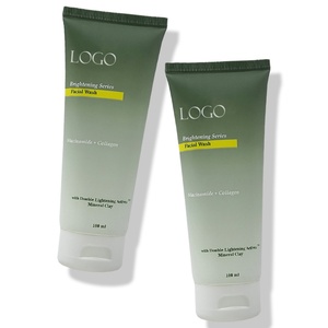 Envase Cosmético para Lavado Facial, Cuidado de la Piel, Contenedor de Plástico para Limpiador Facial, Forma Redonda, Tubo para Crema Limpiadora Facial - Product Image 5