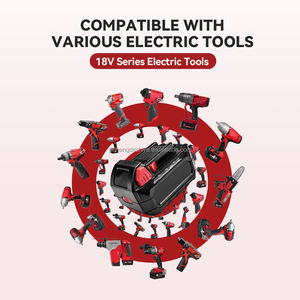 Литиевая аккумуляторная батарея 18В 4Ач 5Ач 6Ач, совместимая со всеми беспроводными дрелями и электроинструментами - Product Image 4