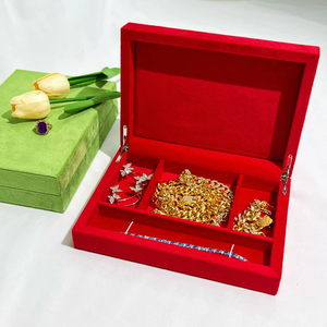 FORTE - Caja de Regalo de Terciopelo Personalizada de Alta Calidad para Joyería, Anillos y Collares, Personalizada con Logotipo - Product Image 1