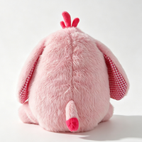 Peluche étoile de dessin animé mignonne, jouet en peluche doux et interactif avec oreilles mobiles, cadeau pour enfants et bébés, cadeau de vacances