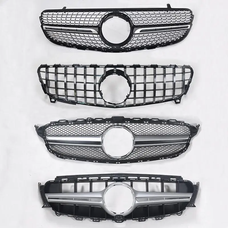 Brand New Great Price W204 Abs C-Class Front Bumper Grill Grille For Mercedes Benz