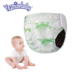Couches lavables écologiques réutilisables imperméables pour tout-petits, culottes d'<span class=keywords><strong>apprentissage</strong></span> en coton pour bébés, couches en tissu lavables - Product Image 6