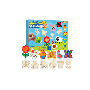 Artigianato in Legno Personalizzato Adatto per Lavoretti Fai-da-Te dei Bambini, Forme di Animali e Fiori in Legno da Dipingere - Product Image 6