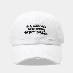 Tùy Chỉnh Retro Đơn Giản Denim Bóng Chày Mũ Cho Nam Giới Phụ Nữ Chất Lượng Cao Đục Thêu Thư Leopard Logo Bao Gồm - Product Image 5