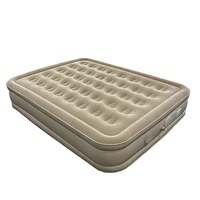 Matelas Gonflable Double Automatique d'Extérieur Personnalisé en Usine, Lit d'Air de Camping en Matériau Floqué, Certifié KC Corée