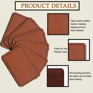 Parche de Cuero Reciclado Ecológico con Logotipo Personalizado para Mochilas, Etiqueta de Cuero Grabada con Láser Personalizada para Zapatos y Botas - Product Image 3