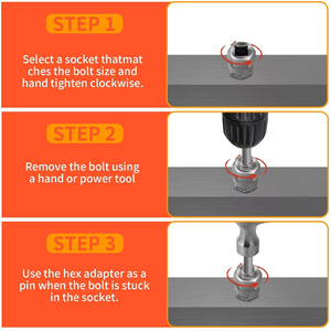 48 pezzi in acciaio ad alta velocità con rivestimento in titanio punta da trapano a mano sinistra fresata con perno rotto Set estrattore di bulloni danneggiati - Product Image 6