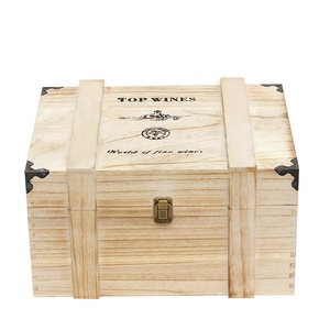 Shabby Chic Caja de almacenamiento de madera Multifuncional Plegable Juguete Bolsa de bebidas Almacenamiento Rectángulo Shabby Chic Caja de madera decorativa - Product Image 6