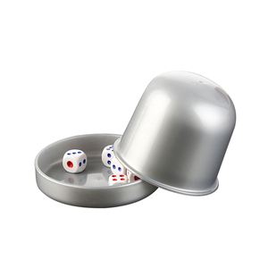 Juego de Vasos y Caja de Dados Redondos de Plástico PP con Logotipo Personalizado para KTV, Hotel, Publicidad, Venta al por Mayor, Artículos Promocionales para Fiestas - Product Image 6