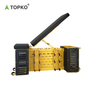 Panca Pesi Multifunzione TOPKO con Portaoggetti Pieghevole per Allenamento Sit-Up e Press, Panca Regolabile per Manubri - Product Image 2