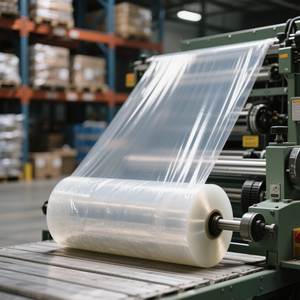 T1018A (vendita calda) copertura informazioni trasparente pellicola estensibile fabbrica del mondo fatto Cast pellicola estensibile pellicola di alta qualità - Product Image 2