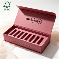 Boîte cadeau magnétique en papier rigide CMYK avec insert EVA découpé sur mesure, emballage haut de gamme pour flacon de peptides, petite boîte pour flacon de peptides