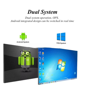 20-Point Infrared Touch LCD Interactive Smart Whiteboard,4K Anti-Glare Glass Dual System Multi-Touch Panel for Meeting - Product Image 2