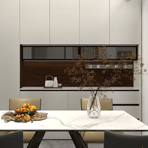 ארון אחסון מודרני מינימליסטי לסלון עם מגירות ודלתות - Product Image 1