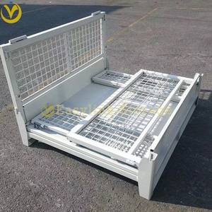 ייליאן-מתקפל חוט פלדה חוט מיכל מטען מתקפל מכונן כלוב מחסנים - Product Image 3