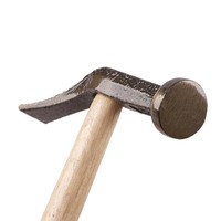 Marteau de cordonnier OEM de forme spéciale avec manche en bois, anti-rouille, pour semelles, outil de réparation pour chaussures en cuir et sacs