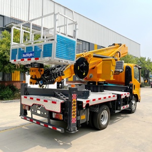 ISUZU 34m Chiều cao Kính thiên văn bùng nổ Nâng Nền tảng làm việc trên không xe tải với giỏ để bảo trì xây dựng - Product Image 6