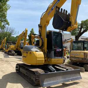 รถขุดขนาดเล็ก Komatsu 78พร้อมเครื่องยนต์ของ Isuzu 7ton น้ำหนักในการดำเนินงานและมอเตอร์ปั๊มที่ใช้งานได้จริงในประเทศญี่ปุ่น - Product Image 4