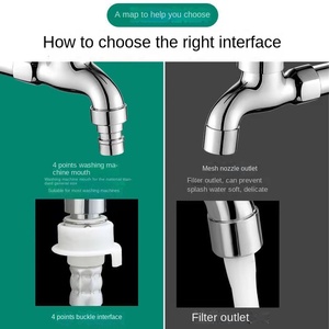 <span class=keywords><strong>Robinet</strong></span> de machine à laver en gros, alliage de zinc, cuivre électroplaqué, design moderne et simple, magnétisé, pour la maison, la serre, l'extérieur - Product Image 4