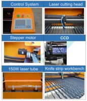 Machine Laser à Fiber 100W Haute Précision 9060 CNC Auto Cutter pour Pièces de Voiture Automatique avec Composants de Noyau de Moteur pour Aluminium