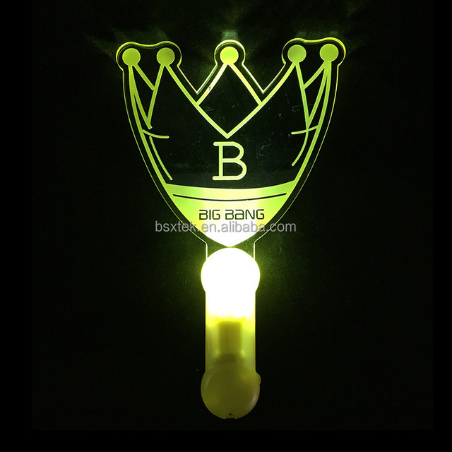 Custom Logo Concert & Nightclub LED Flashing Neon Light Stick ABS+PETG Party Decorations for Thanksgiving and Christmas