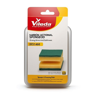 Spugna Professionale Vileda Verde 101.404, Tampone per Pulizia di Cucina e Bagno - Product Image 2