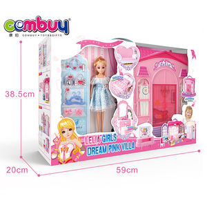 Dress up pretend gioca ragazze gioco villa casa di bambola del giocattolo del bambino - Product Image 6