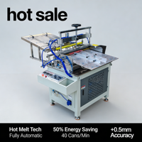 Machine automatique électrique PLC TB500 pour la fabrication de boîtes cadeaux rigides et de boîtes cylindriques avec étiqueteuse pour tubes en papier et colleuse d'étiquettes