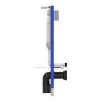 Offre spéciale Réservoir de toilette mural double en plastique HDPE de luxe dissimulé Réservoir à double chasse Articles sanitaires pour toilettes