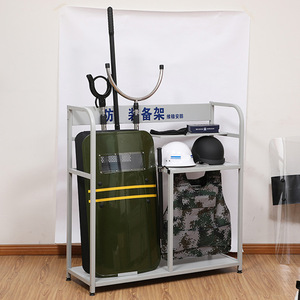 Support de rangement anti-émeute à trois niveaux en acier au carbone pour usage de sécurité - Product Image 3