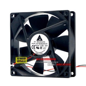 Ventilateur à courant continu sans balais Delta AFB0924VH 90 mm 24 V, double roulement à billes, débit d'air élevé, usage commercial - Product Image 2