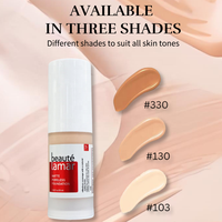 Fond de teint liquide coréen matifiant, anti-pores, waterproof, contrôle du sébum, longue tenue, fini naturel, pour peaux foncées, OEM