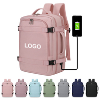 Nueva Mochila Impermeable para Computadora Portátil, Mochila de Viaje Personalizada de Gran Capacidad, Mochila Escolar con Puerto de Carga USB