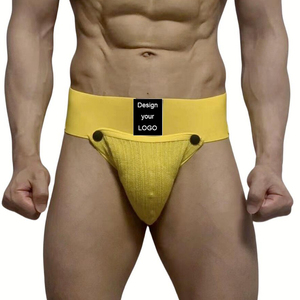 Ropa interior de hombre Tanga sexy Tanga doble Tanga Bolsillo desmontable Calor transpirable - Product Image 3