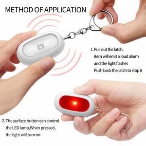 Promotion Guard LED Personal Alarm <b>Flash</b> Contact Signal Warning <b>Light</b> for Elderly and Students Zipper Closure Polyester Lining - Product Image 3