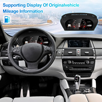 NaviHua 12,3 pouces, tableau de bord numérique pour voiture, pour BMW X5 E70 2006 2013, écran LCD, compteur de vitesse automatique, cockpit virtuel, nouvelle mise à niveau